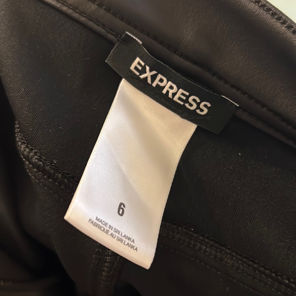 Pleather express pants